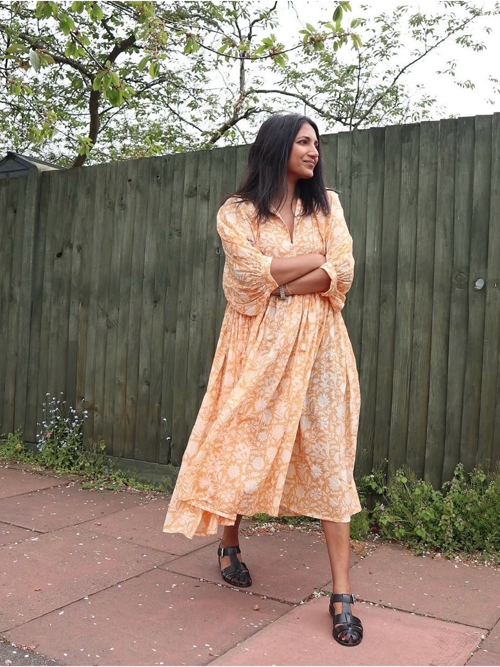 Daughters of India KYRA MIDI DRESS